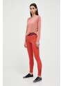 Bežecké tričko s dlhým rukávom Asics Nagino ružová farba
