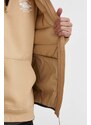 Páperová bunda Tommy Jeans pánska, béžová farba, prechodná