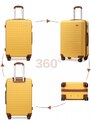 Konofactory Žltá sada pevných luxusných kufrov "Journey" - veľ. S, M, L, XL