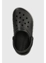 Detské šľapky Crocs CROCBAND CLEAN CLOG čierna farba