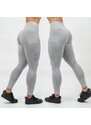 NEBBIA - Legíny s vysokým pásom LEG DAY GOALS 248 (light grey)