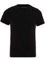 Pyžamo Polo Ralph Lauren 2-pak čierna farba, jednofarebný