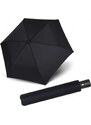 Čierny skladací odľahčený plne automatický dámsky dáždnik Patapios