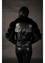 Max Original Leather Dámska kožená bunda s pravou kožušinou F3 collo