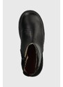 Detské kožené topánky Biomecanics čierna farba