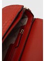Kožená kabelka MICHAEL Michael Kors červená farba