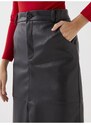 LC Waikiki Tight Fit Straight Leather Look Women's Skirt