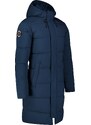 Nordblanc Modrý pánsky nepremokavý zimný kabát HOOD