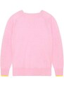 Detský sveter Karl Lagerfeld ružová farba