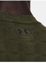 Kaki pánske vzorované športové tričko Under Armour Ripple