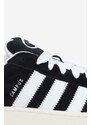 Semišové tenisky adidas Originals Campus 00S HQ8708-black, čierna farba