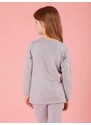 Yups Girls' blouse basic grey