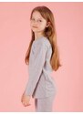 Yups Girls' blouse basic grey