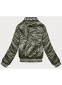 S'WEST Dámsky bomber v khaki farbe (B8123-11)