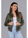S'WEST Dámsky bomber v khaki farbe (B8123-11)