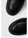 Vysoké čižmy Steve Madden Callback dámske, čierna farba, na platforme, SM11002218