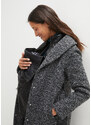 bonprix Materský kabát/na nosenie detí, vzhľad 2 v 1, farba čierna