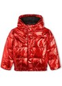 Detská bunda Karl Lagerfeld červená farba