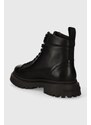 Členkové topánky Tommy Jeans TJM LACE UP BOOT pánske, čierna farba, EM0EM01363