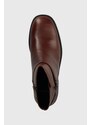 Kožené členkové topánky Vagabond Shoemakers SHEILA dámske, červená farba, na plochom podpätku, 5635.301.27
