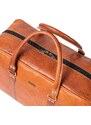 Bagind Boxey - Pánska kožená taška hnedá, ručná výroba