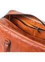 Bagind Boxey - Pánska kožená taška hnedá, ručná výroba