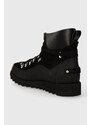 Semišové topánky A-COLD-WALL* ALPINE BOOT pánske, čierna farba, ACWUF093