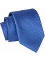 Módna bodkovaná kravata v modrej farbe