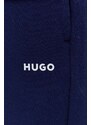Bavlnené tepláky HUGO tmavomodrá farba,jednofarebné,50489617