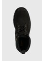 Semišové topánky Caterpillar COLORADO 2.0 dámske, čierna farba, na plochom podpätku, P110425