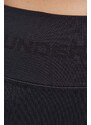 Tréningové šortky Under Armour čierna farba, jednofarebné, vysoký pás, 1379151