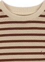 Detská bavlnená košeľa s dlhým rukávom Konges Sløjd béžová farba, vzorovaný