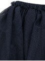 Dievčenská sukňa Konges Sløjd tmavomodrá farba, mini, áčkový strih