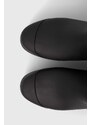 Vysoké čižmy UGG Droplet Tall dámske, čierna farba, na plochom podpätku, jemne zateplené, 1151350
