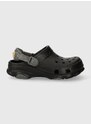 Detské šľapky Crocs 207458 All Terrain Clog K čierna farba