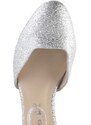 Tamaris lodičky s členkovým pásikom Silver Glam 1-24432-41