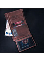 Peterson Značková pánska kožená peňaženka (GPPN381)