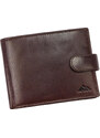 EL FORREST Kvalitná kožená hnedá pánska peňaženka (GPPN378)
