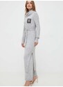 Šaty Liu Jo šedá farba, midi, rovný strih