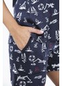 Italian Fashion dámske pyžamo Marina - na ramienkach