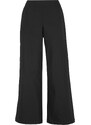 bonprix Bengalínové nohavice so širokým a elastickým pásom, farba čierna