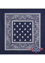 Stars and Stripes Bavlnená šatka - bandana (modrá 08)