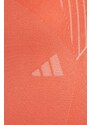 Tréningové legíny adidas Performance oranžová farba, vzorované
