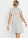 bonprix Materská nočná košeľa s bio bavlnou, farba šedá