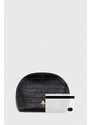 Kožená kozmetická taška Lilou čierna farba,POUCH/BLACRO/PO