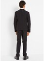 bonprix Oblek + košeľa + kravata (4-dielna súprava), farba čierna