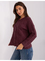 Wool Fashion Italia Sweater-AT-SW-2346-2.99P-Dark Purple