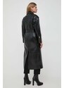 Kabát Pinko dámsky, čierna farba, prechodný, 102163.A1AT