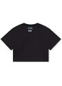 Detské bavlnené tričko Dkny x DC Comics čierna farba