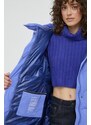 Páperová bunda Hetrego dámska, fialová farba, zimná
